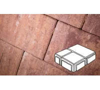 Плитка тротуарная в форме - Старый город 260х160 /160х160/ 100х160