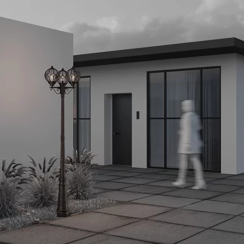 Купить Садово-парковый светильник Via O023FL-03G - фото: 4