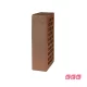 Кирпич керамический светло-коричневый флэш, поверхность крафт, ЛСР