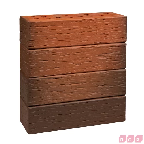 Облицовочный клинкерный кирпич красный флэш Ноттингем ЛСР в Минске