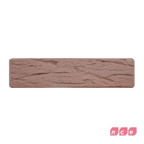 Кирпич керамический светло-коричневый, поверхность рустик Витебск
