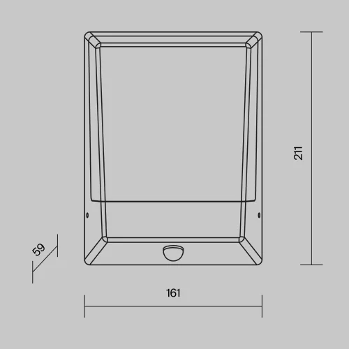 Купить Уличный настенный светильник Row O448WL-L9GF3KSR - фото: 6