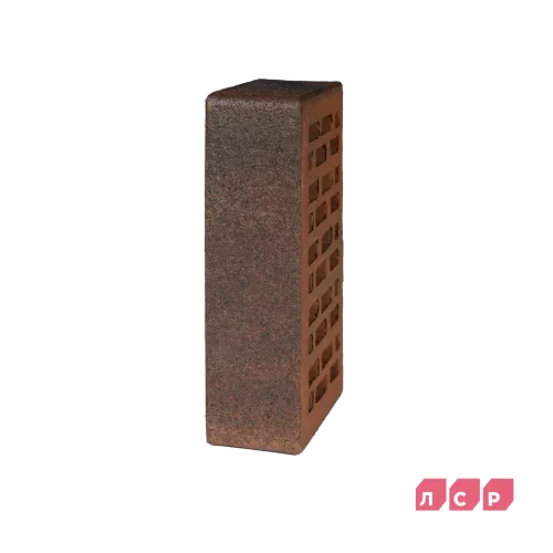 Кирпич керамический ОРЕХОВЫЙ ФЛЭШ, поверхность Крафт, ЛСР