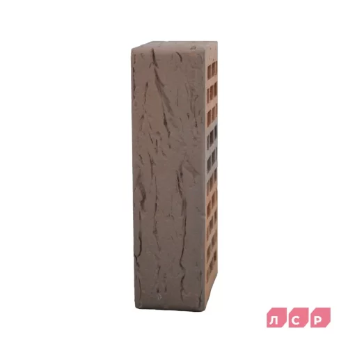 Облицовочный керамический кирпич, светло-коричневый флэш, рустик, ЛСР в Бресте