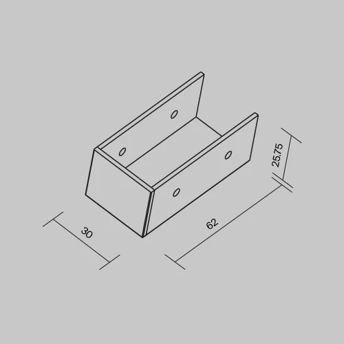 Купить Заглушка к профилю Elasity IP O-TR001-EC - фото: 4