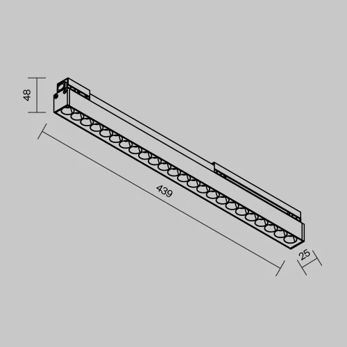 Купить Уличный трековый светильник Points Exility IP 4000К 24Вт 36° черный O-TR02-2-S-24WB4K - фото: 7