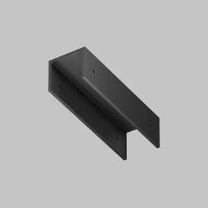 Коннектор прямой для профиля Elasity IP черный O-TR001-SC180