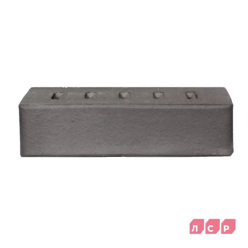 Графитовый лицевой полнотелый, керамический кирпич ЛСР Пинск