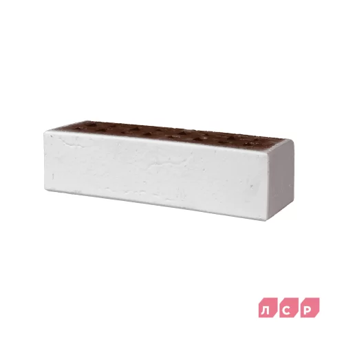 Клинкерный кирпич белый 250x85x65 Вернамо, винтаж, серия Обсидиан,