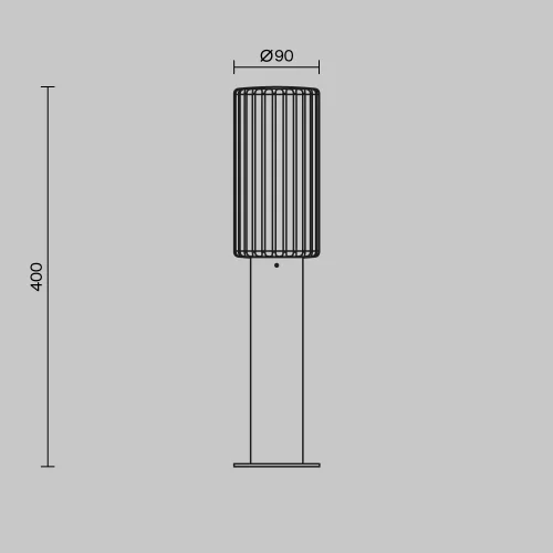 Купить Ландшафтный светильник Rib O502FL-01B - фото: 5
