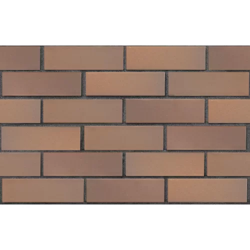 Купить Клинкерный кирпич светло-коричневый флэш ПРАГА, гладкий, серия Классика, ЛСР