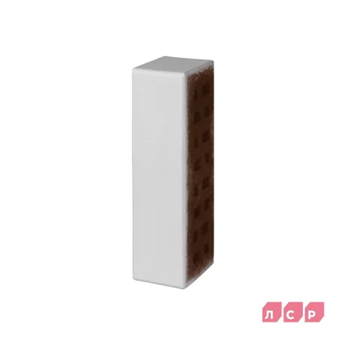 Клинкерный кирпич белый  Вернамо, гладкий, серия Обсидиан,  ЛСР