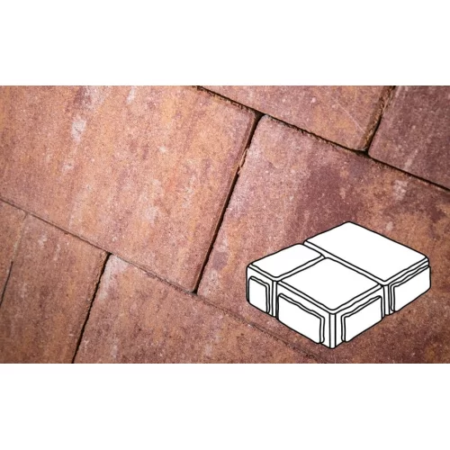 Купить Плитка тротуарная в форме - Старый город 260х160 /160х160/ 100х160