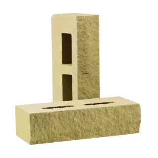 Кирпич облицовочный гиперпрессованный пустотелый фактурный «Гранит» ПЕСЧАНИК КСПФ-М2