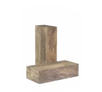 Кирпич облицовочный гиперпрессованный полнотелый гладкий серо-графитовый КСЛГ16