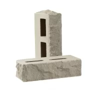 Кирпич облицовочный гиперпрессованный пустотелый тычковый «Дикий камень» СТАЛЬ КСПБ1