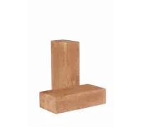 Кирпич облицовочный гиперпрессованный  полнотелый гладкий серо-коричневый КСЛГ15