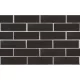 Клинкерный кирпич Рейкьявик черный матовый 250x85x65, серия Обсидиан,  ЛСР в Минске
